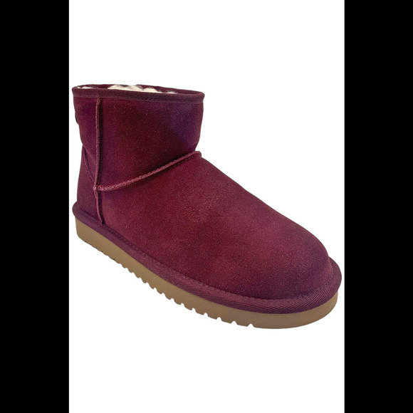 Koolaburra by UGG Shoes - Koolaburra by UGG Women's Suede Mini Boots Koola Windsor Wine - Medium